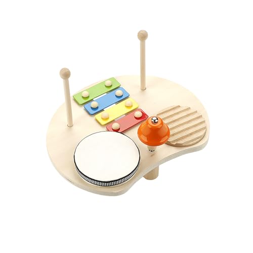 Holz Baby Trommel Set Musical Percussion Für Baby Geburtstag Geschenke Kinder Trommel Kits Kleinkinder Musical Spielzeug Instrumente Für Baby von Fhsqwernm