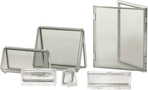 Fibox EKP 30-T-2FSH Gehäusedeckel Deckel Transparent (L x B x H) 380 x 280 x 30mm Polycarbonat Lich von Fibox