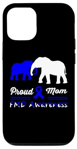 Hülle für iPhone 12/12 Pro Fibromuskuläre Dysplasie FMD Awareness Elephant Mom Support von Fibromuscular Dysplasia Awareness Products (Lwaka)