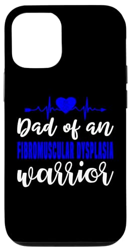 Hülle für iPhone 14 Pro Fibromuskuläre Dysplasie FMD Awareness Dad Ribbon Vater von Fibromuscular Dysplasia Awareness Products (Lwaka)