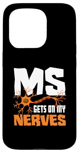 Hülle für iPhone 15 Pro MS Gets On My Nerves Multiple Sklerose Awareness von Fighters Against Multiple Sclerosis Awareness