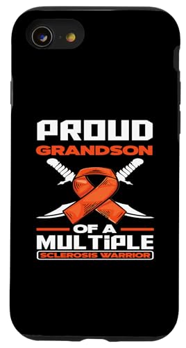 Hülle für iPhone SE (2020) / 7 / 8 Proud Grandson Of A Multiple Sklerose Awareness Warrior von Fighters Against Multiple Sclerosis Awareness