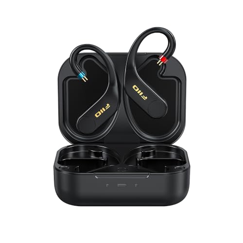 FiiO UTWS5 2025 True Wireless Bluetooth Earbuds Hook & Headphone Amp for IEMs, AK4332 DAC, Hi-Res 96kHz/24bit LDAC -MMCX/0.78 2pins Connector, 10-Band PEQ, 20H Battery Life (0.78 2pins) von FiiO