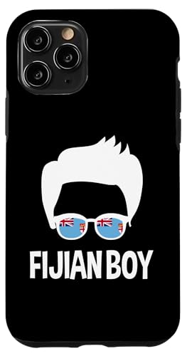 Hülle für iPhone 11 Pro Fidschi-Junge, Fidschi-Flagge, unordentliches Haar, fidschianische Herren von Fiji Islands Designs Fijian Pride Pacific Ocean