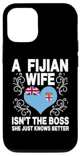 Hülle für iPhone 12/12 Pro Lustige Fidschianische Frau Spruch Fidschi-Flagge Fidschi-Frauen von Fiji Islands Designs Fijian Pride Pacific Ocean