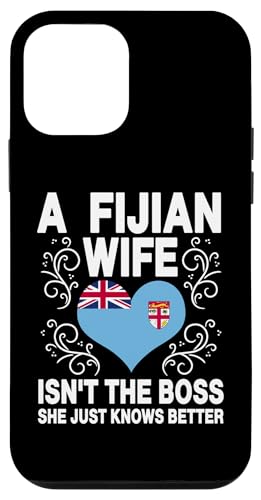 Hülle für iPhone 12 mini Lustige Fidschianische Frau Spruch Fidschi-Flagge Fidschi-Frauen von Fiji Islands Designs Fijian Pride Pacific Ocean