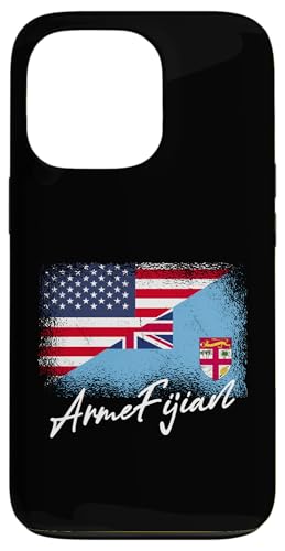 Hülle für iPhone 13 Pro Amerikanische Fidschianische Wurzeln Amerika Fidschi-Flagge von Fiji Islands Designs Fijian Pride Pacific Ocean