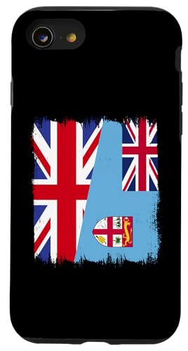 Hülle für iPhone SE (2020) / 7 / 8 Flagge des Vereinigten Königreichs Fidschi Vereinigtes Königreich Fijian Roots Pride von Fiji Islands Designs Fijian Pride Pacific Ocean