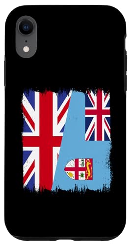 Hülle für iPhone XR Flagge des Vereinigten Königreichs Fidschi Vereinigtes Königreich Fijian Roots Pride von Fiji Islands Designs Fijian Pride Pacific Ocean