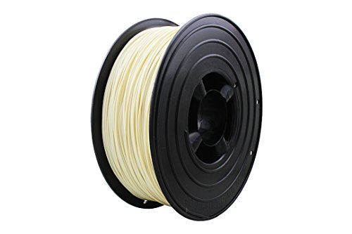 1kg 3D Filament PLA PET ABS TPU 1,75mm 1000g 1.75mm Vakuumiert inkl. Silicapad viele Farben (Hellelfenbein, PLA) von Filamentwerk