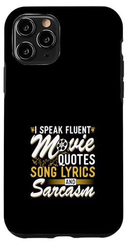 Hülle für iPhone 11 Pro Ich spreche fließend: Filmzitate, Liedtext und Sarkasmus, Kino von Film Making Movie Lover Gifts Clothing