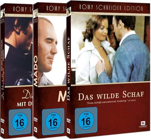 Romy Schneider Collection - 3 DVD Set (Das wilde Schaf / Mado / Die Unschuldigen mit den schmutzigen Händen) von Filmconfect Home Entertainment GmbH (Rough Trade)