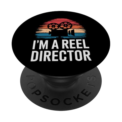 Filmemacher I'M A Reel Director PopSockets Klebender PopGrip von Filmmaker Movie Director Cinematographer Film