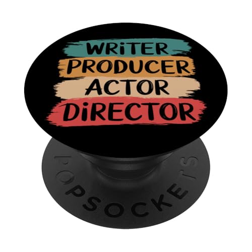 Filmemacher Schriftsteller Produzent Schauspieler Regisseur PopSockets Klebender PopGrip von Filmmaker Movie Director Cinematographer Film