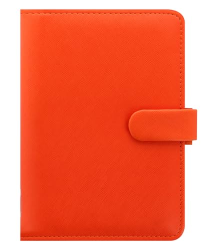 Filofax Persönlicher Saffiano-Organizer, leuchtendes Orange von Filofax