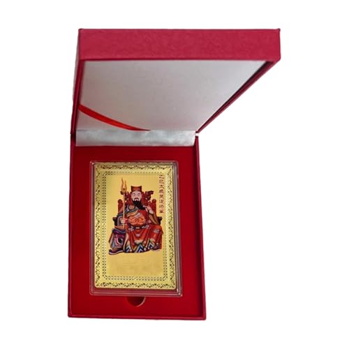 2025 Feng Shui Tai Sui Karten, General Li Cheng Amulett, Tai Sui Amulettkarten, langlebig, lichtbeständig, 8 x 5 x 0,3 cm, für Heimdekoration von Filvczt