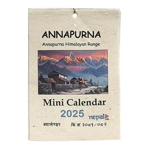 Wandkalender 2025, Wand-Terminplaner, 12-Monats-Kalender 2025, einfache Einrichtung, langlebig, 16 x 11 cm für das Heimbüro von Filvczt