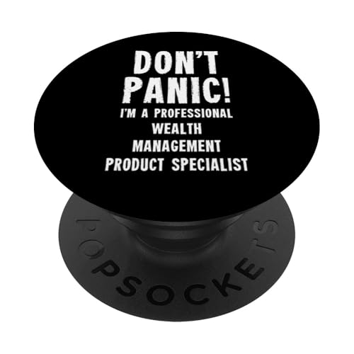 Produktspezialist für Vermögensverwaltung PopSockets Klebender PopGrip von Financial Services Staff Gifts & T-Shirts