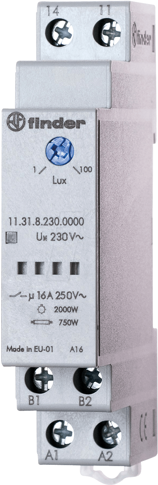 FIN 11.31 100 - Dämmerungsschalter für DIN-Schiene, 1-100 Lux FIN 11.31 100 - Dämmerungsschalter für DIN-Schiene, 1-100 Lux von Finder
