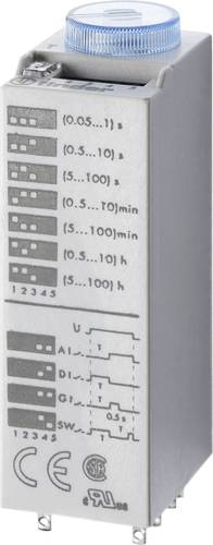 Finder 85.02.0.012.0000 85.02.0.012.0000 Zeitrelais 12V DC/AC 1 St. Zeitbereich: 0.05 - 360000s 2 We von Finder