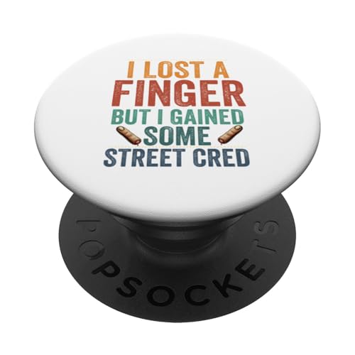 Finger Amputierte Lustige Finger Amputation Survivor Amputated PopSockets Klebender PopGrip von Finger Amputeee Survivor Amputation