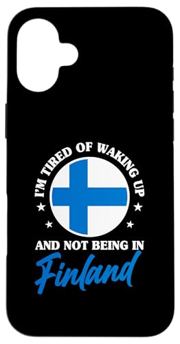 Hülle für iPhone 16 Plus Finnische Flagge von Finnish Gifts Made in Finland