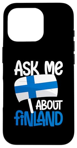 Hülle für iPhone 16 Pro Finnische Flagge von Finnish Gifts Made in Finland