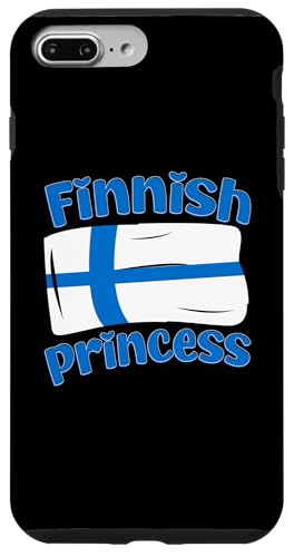 Hülle für iPhone 7 Plus/8 Plus Finnische Flagge von Finnish Gifts Made in Finland