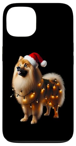 Hülle für iPhone 13 Finnischer Spitz Hund Weihnachtsmannmütze Weihnachtsbeleuchtung Besitzer Mama Papa von Finnish Spitz Dog Christmas Products