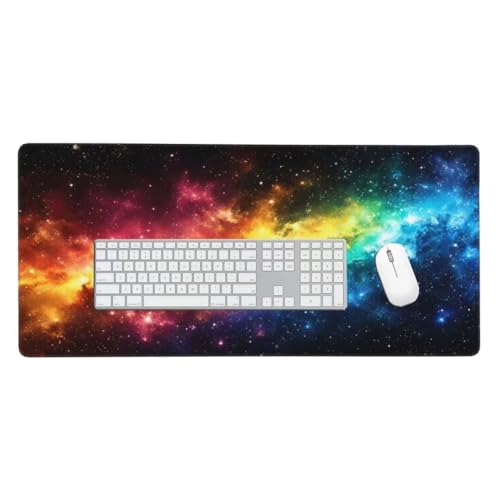 Gaming Mauspad, Mauspad XXL 1000x500x 3mm Groß Mousepad Farbe Mauspad Gaming Zubehör mit Anti Rutsch Basis Mouse Pad Wasserdicht und Langlebig für Maus und Tastatur Decor Gaming Zubehör O-50 von Finnoon