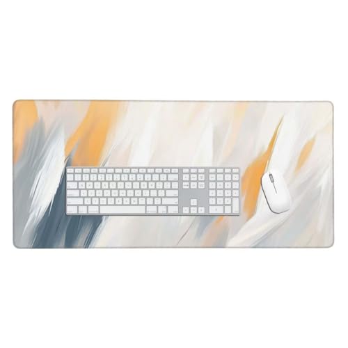 Mauspad, Schreibtischunterlage, Mouse Pad Abstract Gaming Mauspad, Mauspad XXL 600x300 mm, Rutschfeste Gummibasis Desk Mat, Genähte Kanten Mauspad, Groß Erweiterter Schreibtisch Schutz, Geschenke O114 von Finnoon