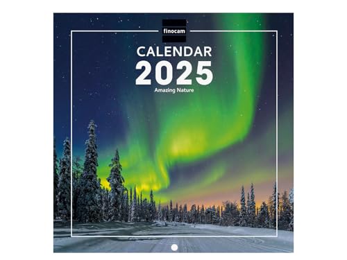 Finocam - Bebilderter Wandkalender International 2025 Monatsansicht Januar 2025 bis Dezember 2025 (12 Monate) Nature International von Finocam