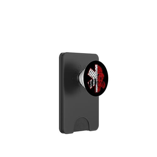 Emergency Medical Services EMS EMT EMR Firefighter Paramedic PopSockets PopWallet für MagSafe von Fire Fighter Firemen Firefighters Fire Station EMT