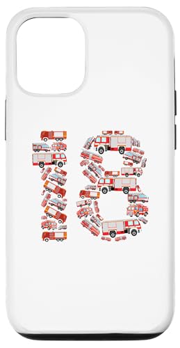 Fire Truck, 18th Birthday Kids, 18 Years Old Firefighter Hülle für iPhone 12/12 Pro von Firefighter, Birthday Party, Tee Store