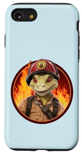 Eidechse Feuerwehr Hülle für iPhone SE (2020) / 7 / 8 von Firefighters Fans