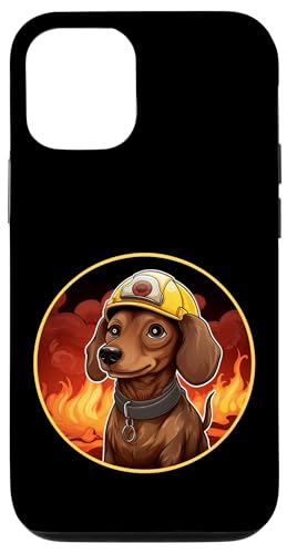 Hülle für iPhone 12/12 Pro Dackel Feuerwehr / Feuerwehrmann Dackel von Firefighters Fans