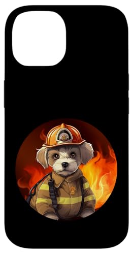 Hülle für iPhone 14 Hunde Feuerwehr / Feuerwehrmann Hund von Firefighters Fans