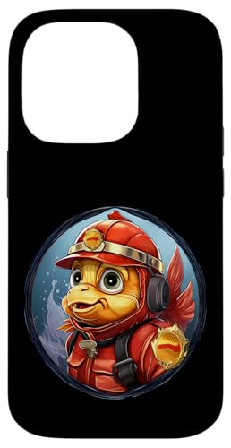 Hülle für iPhone 14 Pro Goldfisch Feuerwehr von Firefighters Fans