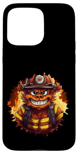 Hülle für iPhone 15 Pro Max Feuerwehr Monster von Firefighters Fans