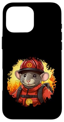 Hülle für iPhone 16 Pro Max Ratte Feuerwehr von Firefighters Fans