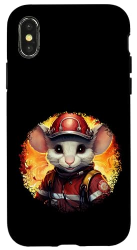 Hülle für iPhone X/XS Maus Feuerwehr von Firefighters Fans