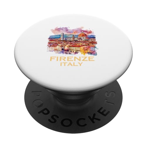 Firenze Italy Souvenirs Skyline Souvenir aus Florenz Italien PopSockets Klebender PopGrip von Firenze Italy Souvenirs Travel Vacation