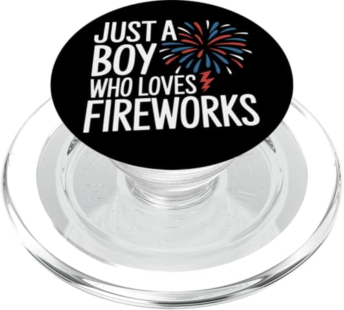 Feuerwerksdirektor Nur ein Junge, der Feuerwerke liebt PopSockets PopGrip für MagSafe von Fireworks Director Pyrotechnics Pyro 4th of July