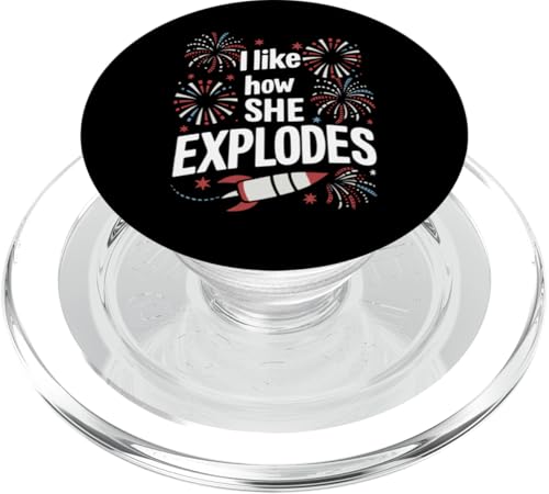 Fireworks Director Ich mag, wie sie Feuerwerke explodiert PopSockets PopGrip für MagSafe von Fireworks Director Pyrotechnics Pyro 4th of July