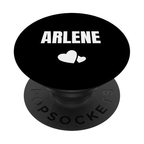 Arlene Niedliches Herz für Vornamen Geburtstag PopSockets Klebender PopGrip von First Name Gift Female Cute Heart Birthday Name