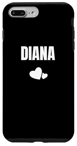 Diana Vorname Geburtstag Niedliches Herz Hülle für iPhone 7 Plus/8 Plus von First Name Gift Female Cute Heart Birthday Name