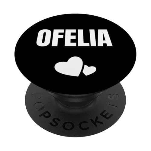 Ofelia Vorname Geburtstag Niedliches Herz PopSockets Klebender PopGrip von First Name Gift Female Cute Heart Birthday Name