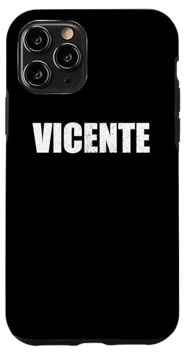 Hülle für iPhone 11 Pro Vicente Vorname Geburtstag Retro Papa Name personalisiert von First Name Gift male Retro Birthday Name Father