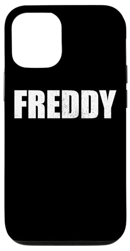 Hülle für iPhone 12/12 Pro Freddy Vorname Geburtstag Retro Papa Name personalisiert von First Name Gift male Retro Birthday Name Father