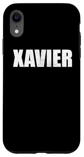 Hülle für iPhone XR Xavier Vorname Geburtstag Retro Papa Name personalisiert von First Name Gift male Retro Birthday Name Father